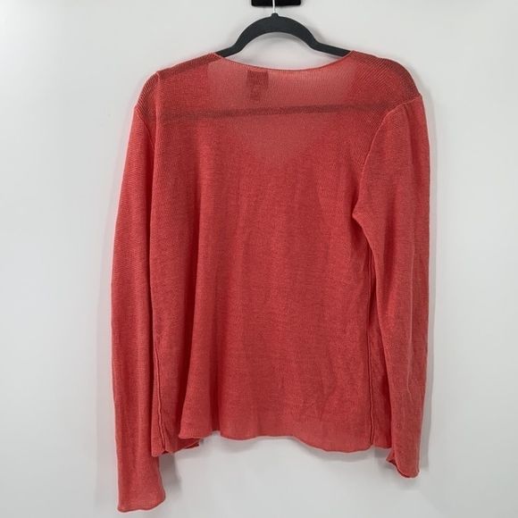 Eileen Fisher 100% linen Top Sz L - Picture 3 of 5